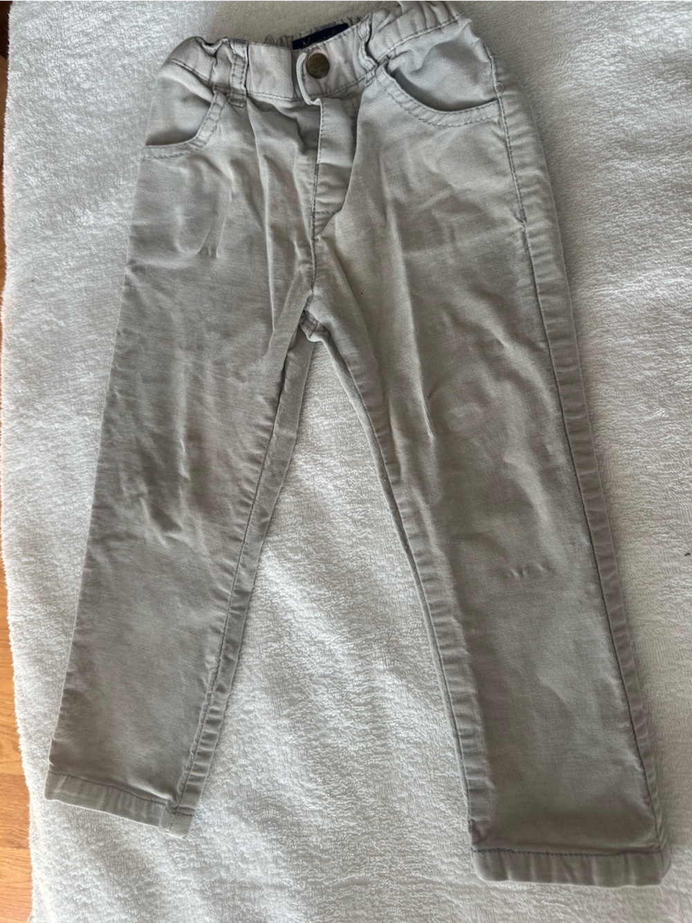 Mayoral Light Gray Kids Formal Trousers